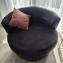 Modern Designer Swivel Armchair Image 4