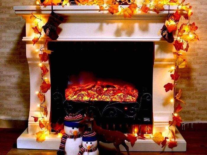 Autumn Decorations, Ainkedin Fairy Lights, 20 Maple Leaf Light, Garden Lights Outdoor Lights, Autumn Wreath, Christmas Decorations Halloween Decorations Leaves Decoration Thanksgiving Decorations