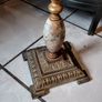 Antique marble and brass bird feeder ,ashtray Image 3