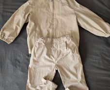 Burberry Bennett Logo Embroidered Harrington Set