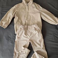 Burberry Bennett Logo Embroidered Harrington Set