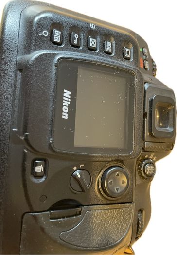 Nikon D100 with Nikon MB-D100. Nikon MH-18a quick charger, Nikon ENEL3 battery, Meike flash,  vgc