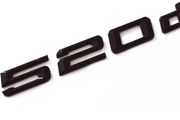BMW rear badge 520d gloss black