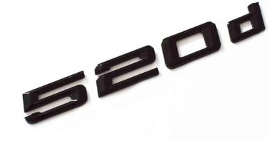 BMW rear badge 520d gloss black