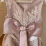 Pink & Cream Lace Monsoon Dress Image 3