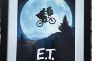 E.T. framed poster
