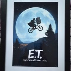 E.T. framed poster