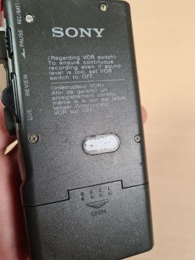 Sony M-535v Microcassette Recorder Dictaphone Not Working For Parts Repair