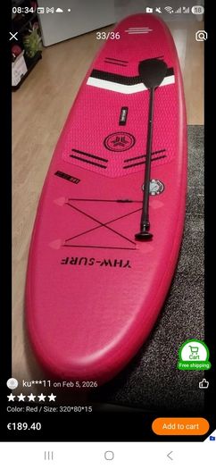 Inflatable Stand Up Paddle Board. Brand new