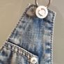 Brand new. Dungaree denim skirt. Image 4