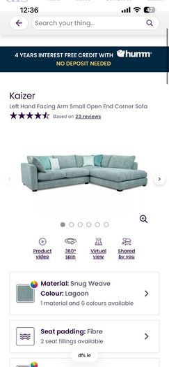 couch DFS perfect condition