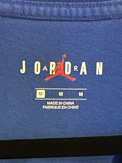 Jordan x PSG Oversized Logo T-Shirt Paris Blue Size Medium