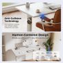 Electric Standing Desk, 120 x 60 cm Height Adjustable Image 5