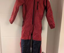 Kids Ski Suit - Maroon/Navy Blue - Size 8 years
