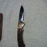Puma 4 Star Solingen 745 W/ Antler PHandle and leather case Image 3