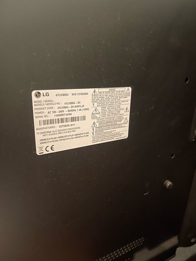 Lg  47" 47lv355u - Zh