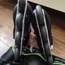 Kids Adjustable Inline Skates (Worn Twice) + New Pads Image 2