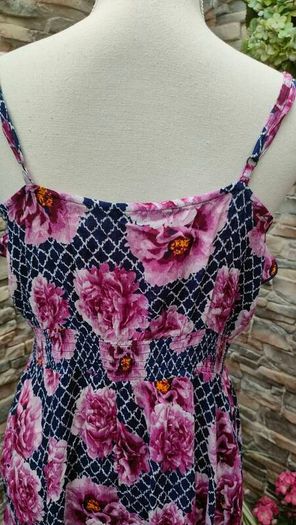 The collection Debenhams navy floral summer dress size 12 Postage included