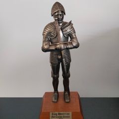 Henry VIII pewter figure