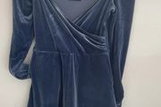 playsuit urban outfitters size small velvet