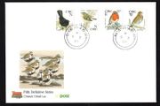 2001 Ireland NVI Booklet Stamps Birds Definitive stamps An Post First Day Cover (FDC) with Baile Atha Cliath (Dublin) steele cancel