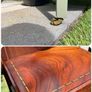 Vintage Solid Mahogany Dresser Image 9