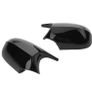 Gloss Black Wing Mirror Cover Cap For BMW E81 E87 E90 E91 E92 E93 LCI Facelift Image 3