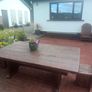 Handmade Reclaimed Wood Dining Set Image 4