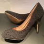 ALDO black rhinestone jewel sparkly  heels Image 4