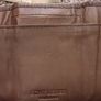 echt leder handmade brown wallet card holder Image 3