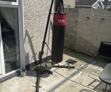 boxing bag with stand