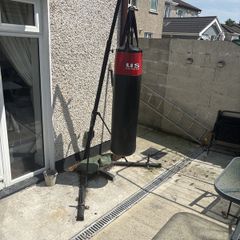 boxing bag with stand