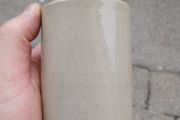 Vintage stoneware ink bottle