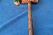 Vintage wooden mallet