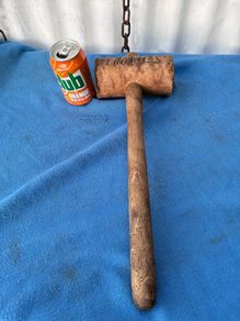 Vintage wooden mallet