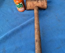 Vintage wooden mallet