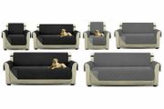 1 2 3 seats Grey. Brown .red ,black Waterproof Sofa Slip Covers Reversible Couch CoverTOP Quilted Pet Protector