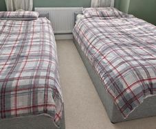 bed and mattress