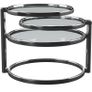 Eterntity Glass Coffee Table Frames with Swivel Motion, Chrome/Clear, 58x50x43 cm (FREE POSTAGE) Image 4