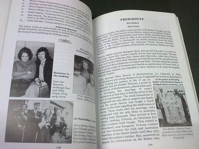 Boherlahan Dualla Historical Journal 2012 Ireland Irish Tipperary local history