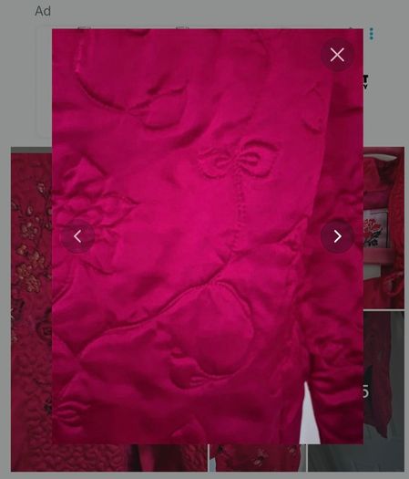 Vintage Asian ornate quilted jacket