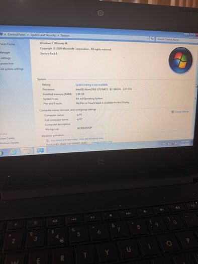 Hp Mini 210-1000 Netbook