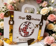 18th Birthday Travel Suitcase Card