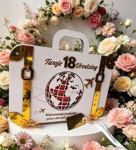 18th Birthday Travel Suitcase Card