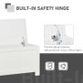 Storage Chest, Toy Storage Box Organizer with Safety Hinges Image 3