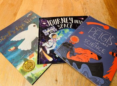 Kids Science & Nature Books x3 - Space, Wildlife & Discovery