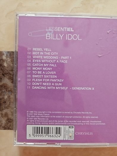 Billy Idol CD - L'Essentiel
