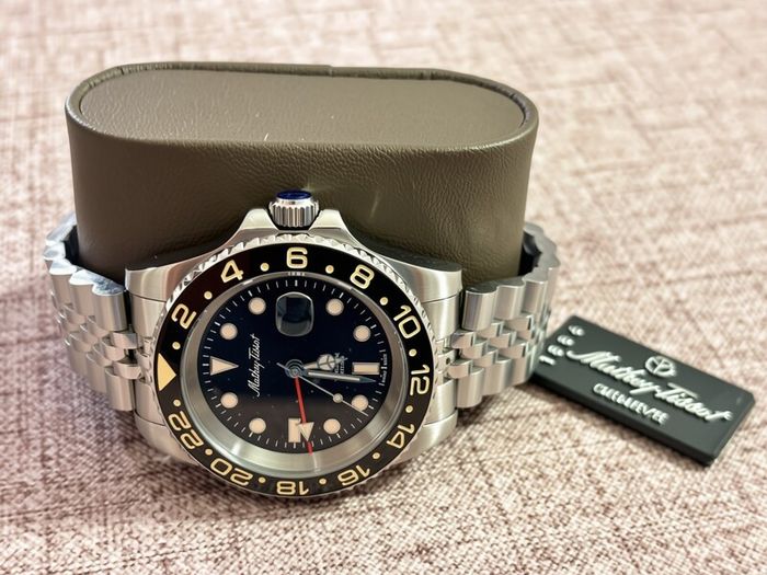 Mathey Tissot GMT Vintage-Style Watch