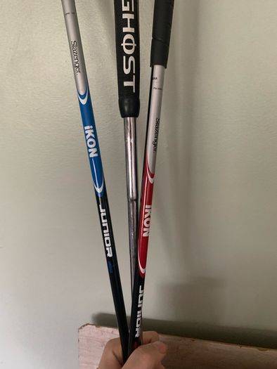 Junior Slazenger golf club set w a Taylormade Putter & balls