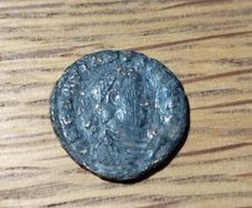 Ancient Roman Bronze Coin -
